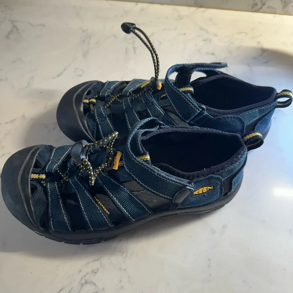 Keen Black and Yellow Adventure Sandals